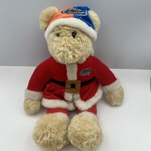 Florida Gators Forever Collectibles NCAA Football Santa Bear Plush Figure‎